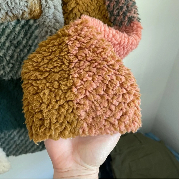 Vici teddy snap button multi color jacket size small - Picture 3 of 6